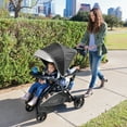 thumbnail image 6 of Baby Trend Sit N' Stand 5 in 1 Shopper Stroller with Canopy and Basket, Magnolia, 6 of 12
