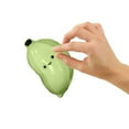 thumbnail image 4 of Adorable juguete de plátano para aliviar el estrés y el juego sensorial. Espuma elástica suave, ideal para todas las edades. Compacto y portátil con expresión linda., 4 of 6
