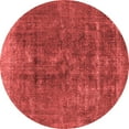 thumbnail image 1 of Ahgly Company Indoor Round Oriental Red Industrial Area Rugs, 3' Round, 1 of 4