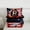 Red Black White, variant on Castle Fairy Baseball Print Queen Comforter Set,Vintage USA Flag Bedding Comforter Set