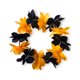 thumbnail image 5 of EeaseMX 4 guirnaldas hawaianas gruesas de flores artificiales, diadema, collar, pulsera, fiesta tropical en la playa, disfraz (naranja y negro), 5 of 8