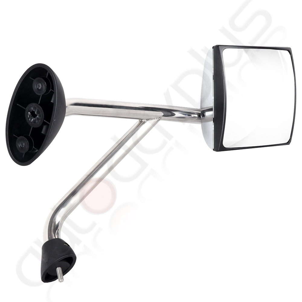 For 0218 International Truck Hood Mirrors Chrome Manual L+R Pair side
