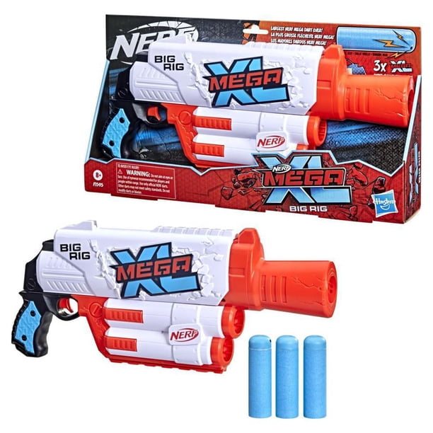 Nerf, Mega XL Big Rig, Largest Nerf Mega Darts, Onboard Dart