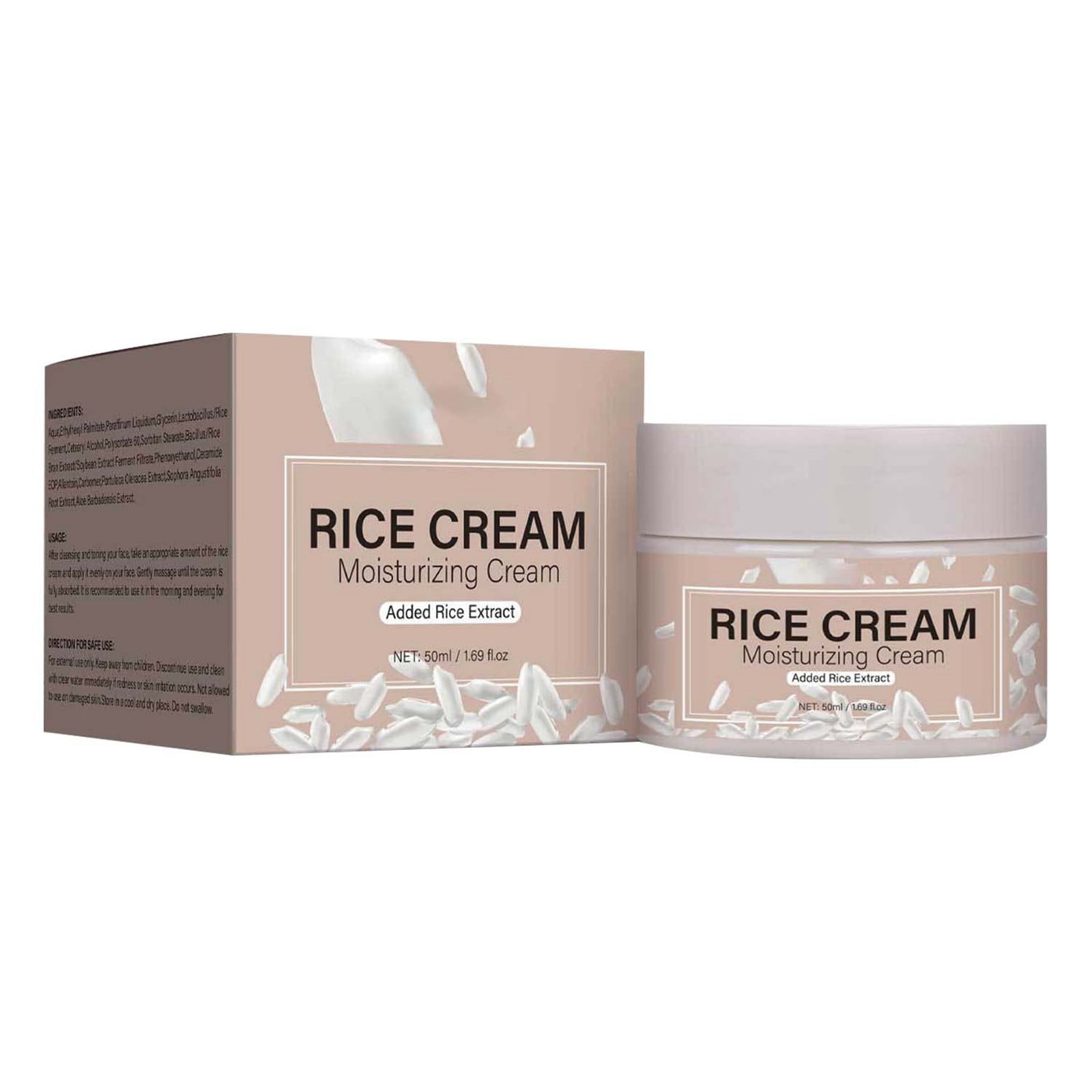asddcavvf Rice Milk Brightening 50ml Korean Moisturizer with Fermented ...