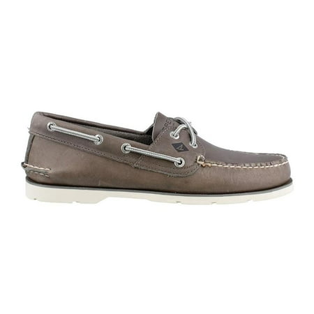 Sperry Top-Sider Leeward 2 Eye Mens Grey Boat (Best Sperrys For Guys)