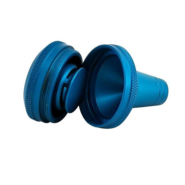 Advancent Accesorio de captura a prueba de viento de aleación de aluminio con filtro receptor encendedores azul Advancent HA002559-04B