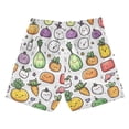 thumbnail image 7 of FORMRS Boys Swim Trunks Quick Dry Mesh Liner Boardshorts Sizes XS-XL, Cute Vegetables, 7 of 7