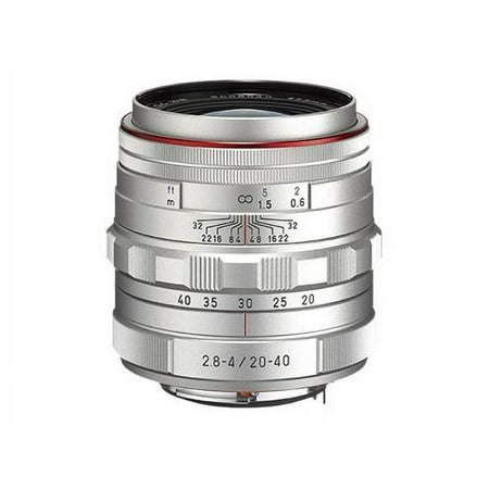 UPC: 0027075274754 | HD DA 20-40mm F2.8-4 ED Limited DC WR Zoom Lens – Silver