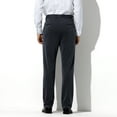 thumbnail image 4 of Mens Stretch Dress Pants Flat Front Business Casual Pants Classic Fit Lightweight, Gray, 4 of 10