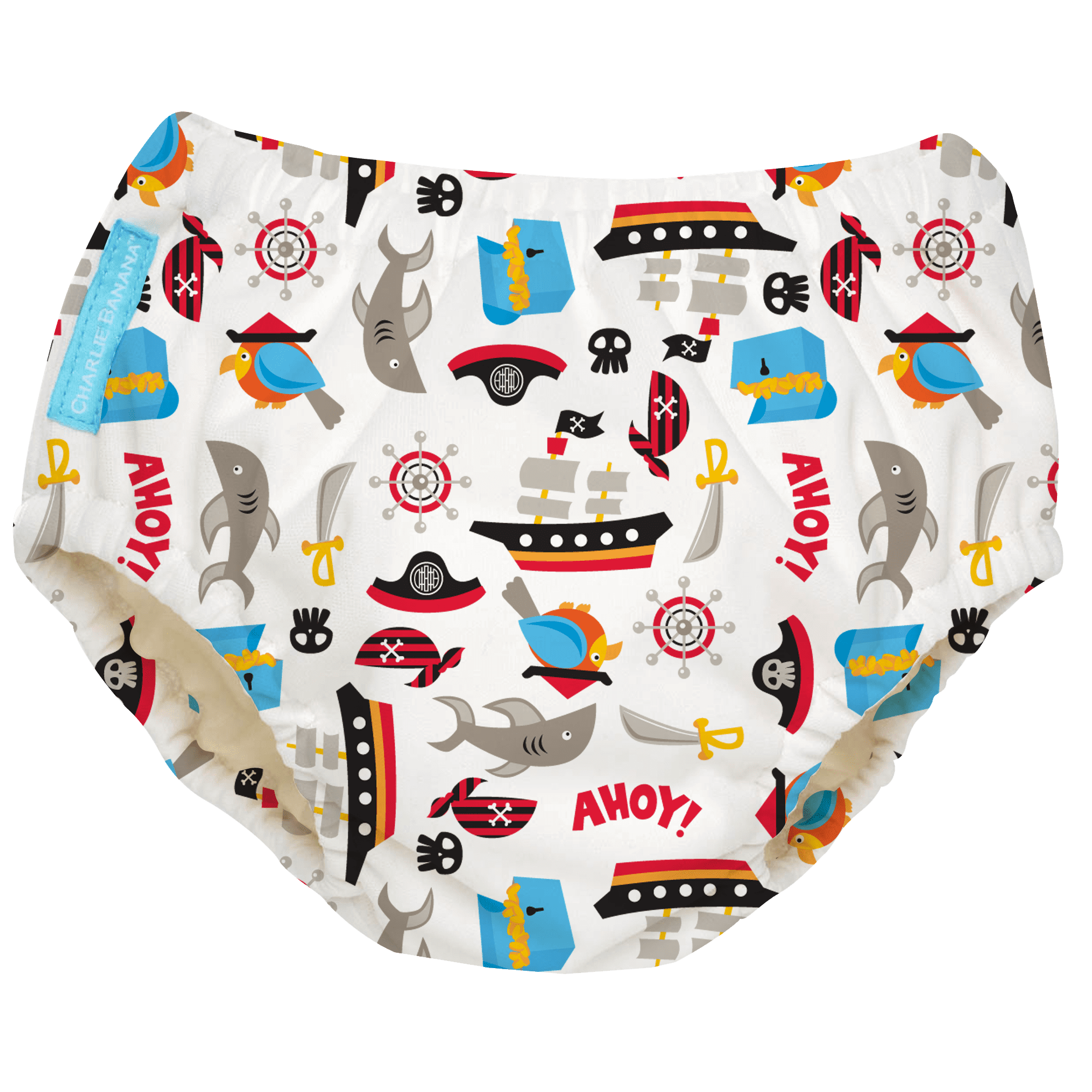 Charlie Banana Baby Reusable and Washable Swim Diaper for Boys or Girls Cactus Rose X-Large 