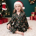 thumbnail image 5 of UAYOTSE Kids Pajamas Set Long Sleeve Button Down Sleepwear Girls Boys Set 2 Pcs Loungewear for 6 15 Years,Sizes 9-10 Years, 5 of 6
