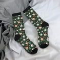 thumbnail image 5 of Vsdgher Festive Forest Friends Crew Socks for Men & Women, Breathable Casual Athletic Ankle Socks, 5 of 6