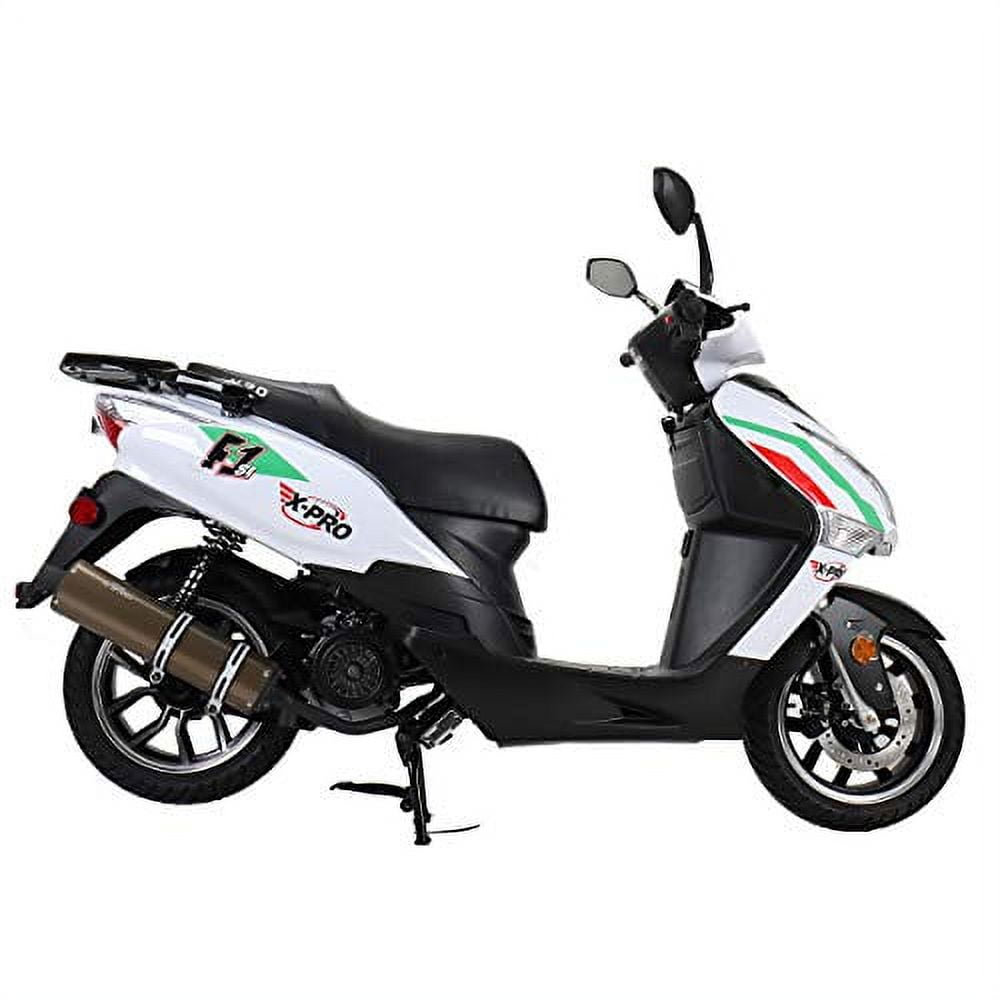 X-Pro Brand New 150cc Gas Moped Scooter, 13" Aluminum Wheels, Electric/Kick Start Large Headlights!