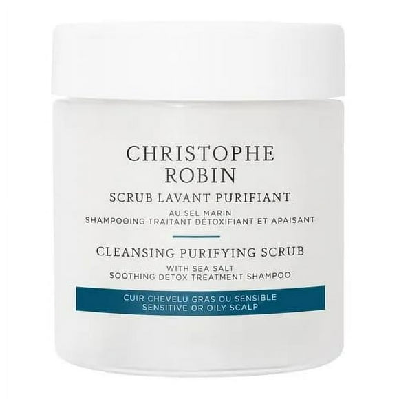 Scrub Christophe Robin Limpiador y Purificante para cuero cabelludo graso, 75 ml