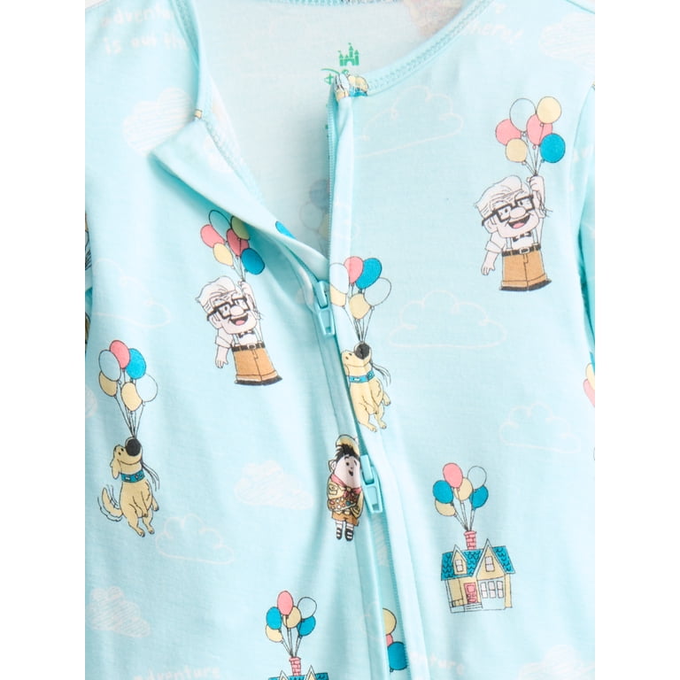 Disney Pixar Up Baby Boys Sleep & Play Footed Pajamas photo 2