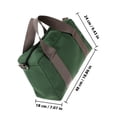 thumbnail image 2 of Raindrops Sac de Rangement pour Électricien, Conception Polyvalente, Vert Foncé, 1 Pce, 2 of 6