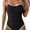Black, variant on Olaglory Women's One Piece Swimsuit Tummy Control Slimming Bathing Suit for Women Color Block Adjustable Strap High Cut Swimwear