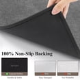 thumbnail image 3 of Enyhom Bathroom Rugs Sets of 3, Absorbent Bath Mat Non Slip Washable Bath Floor Rugs, Gray, 3 of 7