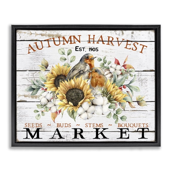 Stupell Industries Cottage Black Floating Frame Canvas Art, 21 x 17, by Creatif Belle