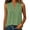 Green, variant on Sheghy Tank Tops 100%Cotton Women's Solid Color Sleeveless V-Neck Casual Cotton-Linen Top