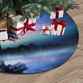 thumbnail image 3 of FMSHPON Starry NightLonely Tree Xmas Christmas Tree Skirt Stand Mat for Holiday Party Decoration Indoor Outdoor 36 inches, 3 of 3