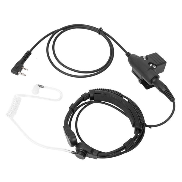 Throat Microphone Headset Telescopic Adjustable for BAOFENG Kenwood KPG HYT TYT Ndcxsfigh Para estrenar