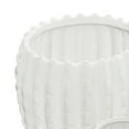 thumbnail image 5 of DecMode White Ceramic Indoor Outdoor Planter, Set of 4 9", 7", 6", 4"H, 5 of 8
