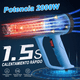 thumbnail image 2 of Pistola Eléctrica Calor 2000w Con Lcd 6 Modos+15 Accesorios, 2 of 4