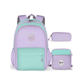 thumbnail image 1 of Mochila Escolar Viaje Bolsa Antirrobo Backpack Mochila Reforazada Para Laptop Set 3piezas Mochila Con Lonchera Y Lapice, 1 of 4