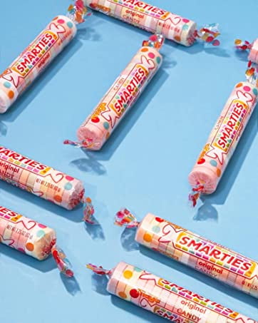 Smarties Candy Rolls - 3 Pounds - Original Flavor - Bulk Box Candies - A Great Surprise