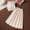 thumbnail image 3 of UQJfacai Girls Summer Outfits 2 Piece Set Sleeveless Vest and Wide Leg Pants Teens Dressy Casual Clothing Set 8-12 Years, 3 of 9