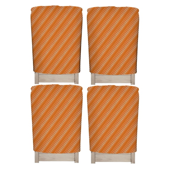 SIGNBLOC 1 Pack Dining Chair Back Covers, Stretch Chair Back Protectors for Home Kitchen Restaurant Decor