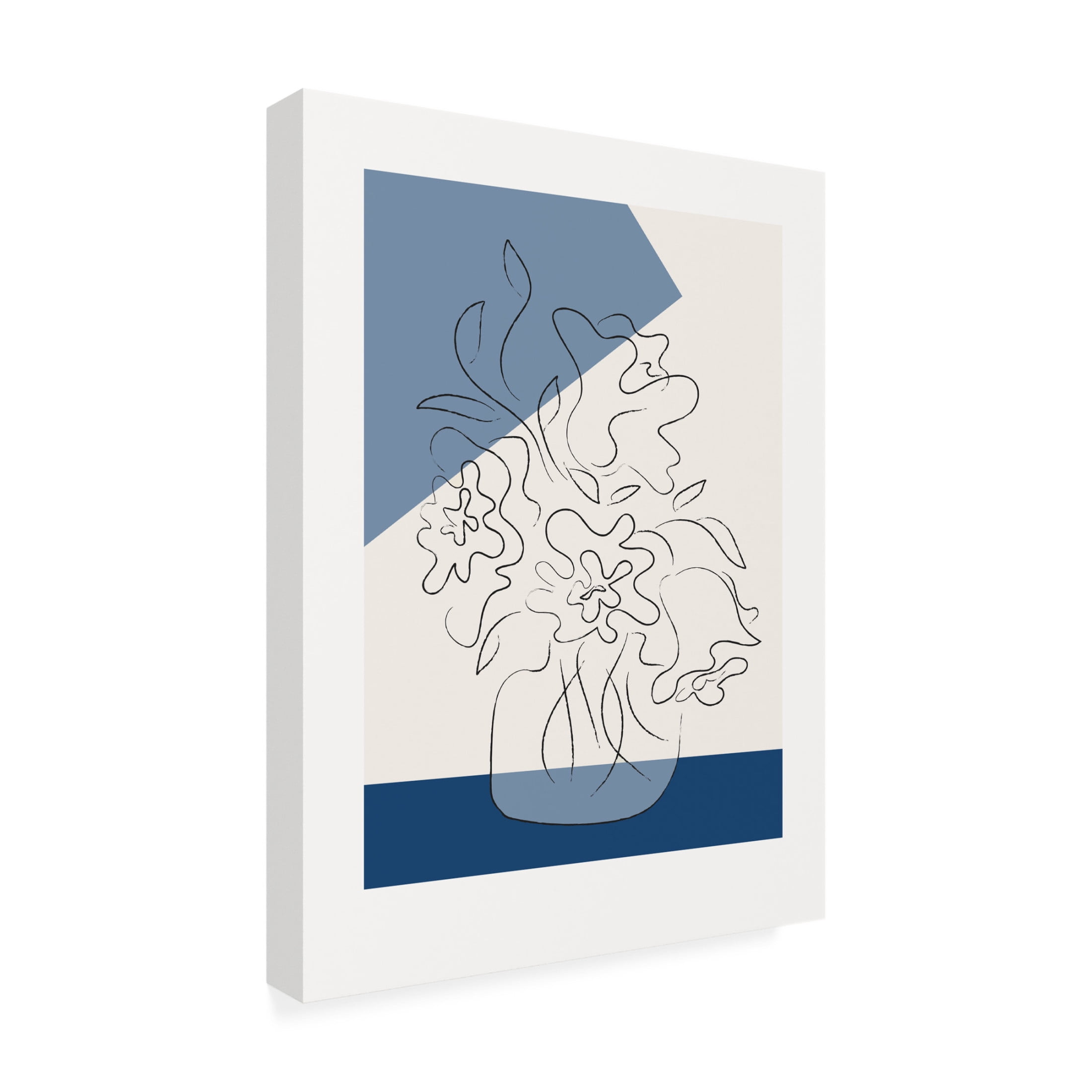 Trademark Fine Art Pictufy Studio II Tres Chic Bleu Canvas Wall Art