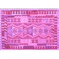 thumbnail image 1 of Ahgly Company Indoor Rectangle Abstract Purple Contemporary Area Rugs, 7' x 9', 1 of 4