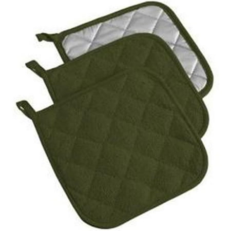 

Terry Pot Holder Sage Set of 3