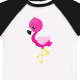 thumbnail image 4 of Inktastic Cute Flamingo, Little Flamingo, Pink Flamingo Girls Toddler T-Shirt, 4 of 5