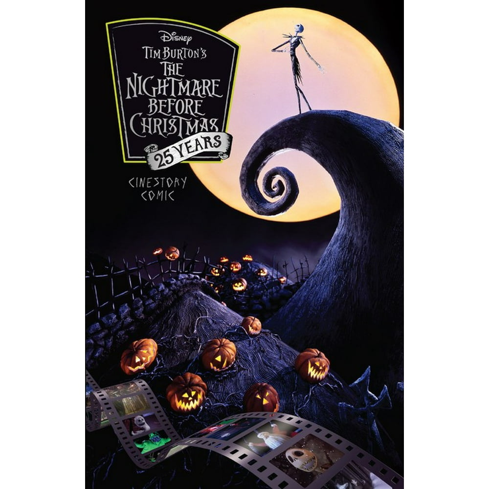 Tim Burton's the Nightmare Before Christmas Cinestory Comic 25th Nightmare Before Christmas Book