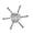7 Inch, variant on Steel Trimmer Head for Weed Eater, Universal Replacement Cutting Head with Blades & Adapter, Durable Lawn and Yard Care Accessory
