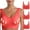 Watermelon Red, variant on Tbopshirt Bras for Women Plus Size,Wirefree Padded Bra Push Up,3PC Ladies Traceless Comfortable No Steel Ring Breathable Gathering Bra Woman Underwear,Women's T-Shirt Bras