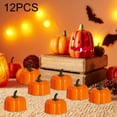 thumbnail image 1 of Velas de té Macarena Calabaza de Halloween 12 piezas, 1 of 8