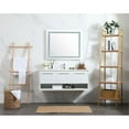 thumbnail image 6 of 48 inch single bathroom vanity in white, 6 of 8