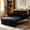 Black02, variant on Gewnee 46"3 in 1 Convertible Sofa Bed,Pull-out Sleeper with 5 Reclining Positions for Living Room,Apartment,Velvet Gray