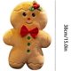 thumbnail image 3 of Soft Gingerbread Man Pillow for Kids, 3 of 4