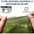 thumbnail image 4 of Paquete de 4 ponchos impermeables para la lluvia para acampar y hacer senderismo, con lado reflectante para aumentar la visibilidad, mantenerte abrigado y seco, 4 of 5