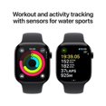 thumbnail image 4 of Restored Apple Watch Series 10 (GPS + Cellular) Smartwatch Aluminum Case with Black Sport Band Open Box, 4 of 6
