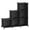 Black-14.6”L x 13”W x 13”H, variant on Songmics 6 Cube Storage Organizer  Modular Bookshelf Diy Closet Organizers And Plastic Stackable Shelves 11.8 X 11.8 11.8 Inch Cubes With Feet Rubber Mallet Black Ulpc06h