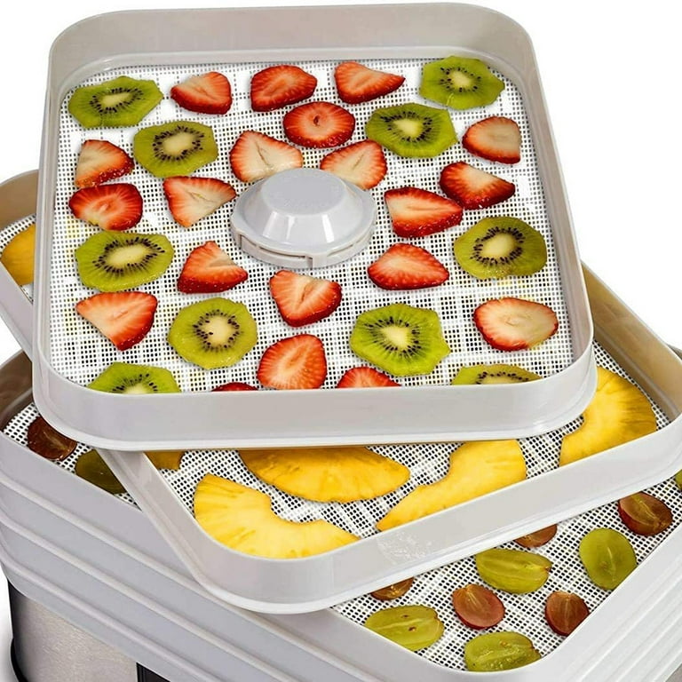 Spædbarn Ægte Troubled Dehydrator Sheets Silicone Reusable Fine Mesh for Fruit Dehydrator Tray  Liner Food Dehydrator & Freeze Dryer Non Stick Silicone Mesh for Fruit  Dehydrator Food Dehydrator Accessories Dehydrators for - Walmart.com