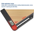 thumbnail image 3 of Digital Angle Rulers Gauges Tri Square Sliding T-Bevel Square Level Measuring Tool Wooden Marking Gauge Protractor ,Woodworking Protractor, 3 of 6