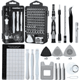 thumbnail image 1 of CHAO Juego de destornilladores de precisión de 138 piezas Kit de destornilladores magnéticos Kit de herramientas de reparación profesional con estuche portátil compatible con teléfonos celulares, comp, 1 of 5