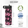 thumbnail image 4 of Sikiie Lilies Flowers Print 18OZ Insulated Straw Cup, Portable Leak-proof Sports Water Bottle, Stainless Steel Water Cup Suitable for Home and Outdoor, 4 of 8